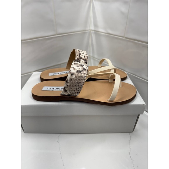 Steve Madden athens natural snake size 8 - Picture 1 of 5